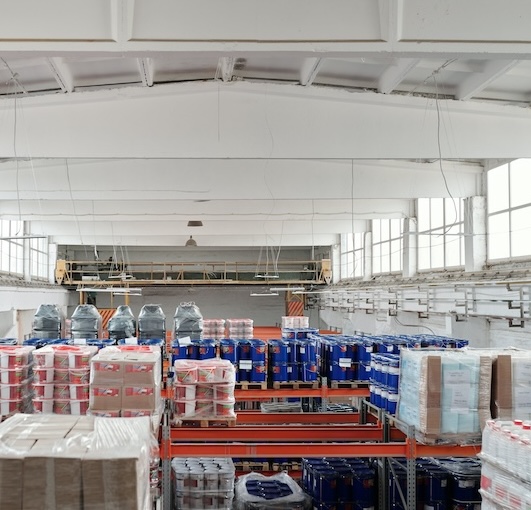 Photo of a temperature controlled 3PL warehouse near New York City in the Trenton area.